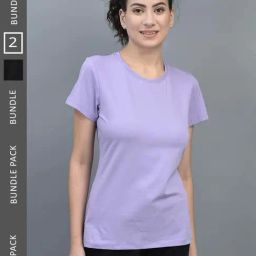 Dollar Purple & Black Cotton Sports T-Shirt - Pack Of 2-image-41