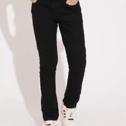 Jack & Jones Junior Boys Black Cotton Blend Jeans-image-65