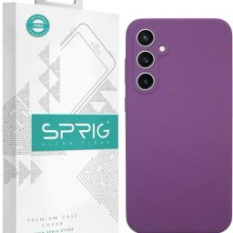 Sprig Liquid Silicone Back Cover for SAMSUNG Galaxy S23 FE 5G (Purple)-image-79
