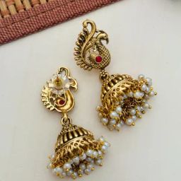Abdesigns Gold-Tone Plated Statement Necklace & Earring Set image 5