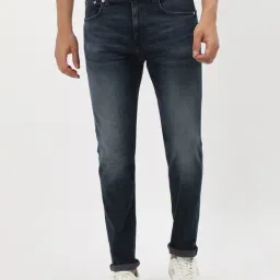 Calvin Klein Jeans Blue Cotton Regular Fit Jeans-image-84