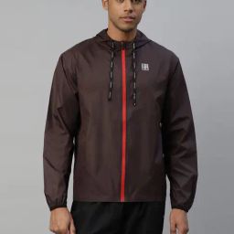 Dida Wine Polyster Regular Fit Sports Jacket-image-48