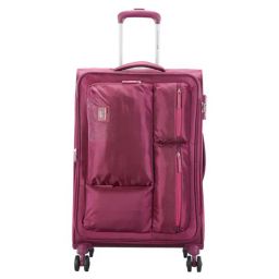VIP Adept Red Solid Soft Medium Trolley Bag - 33 cm-17