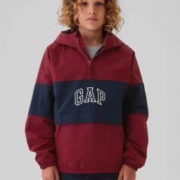GAP Boys Maroon Solid Jacket-image-21