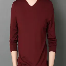 StyleCast Men Colourblocked V-Neck Pockets T-shirt-image-5