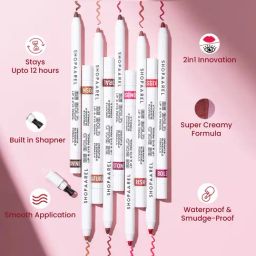 SHOPAAREL Be Bold Lip & Eye Pencil with Built-In Sharpener Charcoal - 0.4 gm image 2