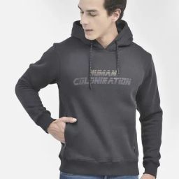 Crimsoune Club Navy Blue Regular Fit Printed Hooded Sweatshirt-picture-39