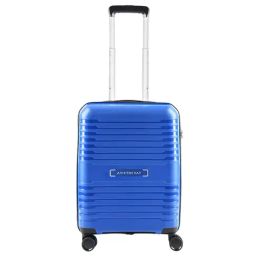 Aristocrat Harbor Blue Textured Hard Cabin Trolley Bag - 20 cm-image-3