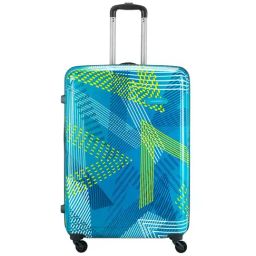 Aristocrat Dual Edge Blue Printed Hard Large Trolley Bag - 33 cm-6