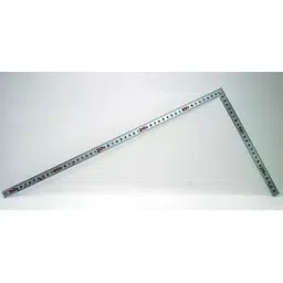 Shinwa Rules Stainless Steel Curved Scale Flat Silver 50 cm Measurement Range, 68535774-39