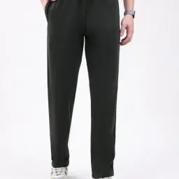 Monte Carlo Green Solid Regular Fit Trackpants-picture-40