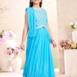 Aarika Girls Embroidered Thread Work Ready to Wear Lehenga & Blouse With Dupatta-picture-21