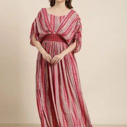 showoffff SHOWOFF Multicolor Printed Maxi Dress-picture-25
