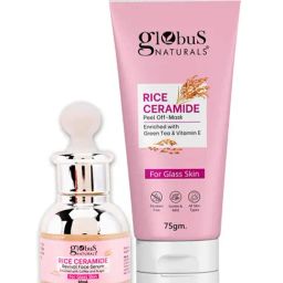 Globus Naturals Rice Ceramide Revival Face Serum & Peel Off-Mask Combo-image-58