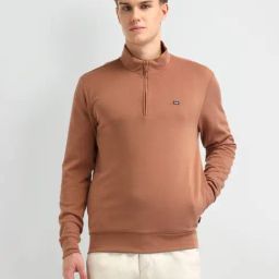 Arrow Sport Brown Cotton Regular Fit Sweatshirt-picture-39