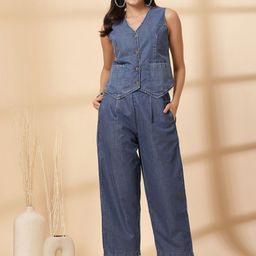 plusS Pure Cotton Top With Trouser Co-Ords-picture-31