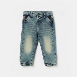 Juniors by Lifestyle Boys Blue Cotton Solid Jeans-image-67