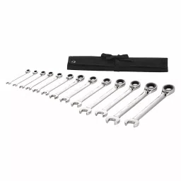 Westward Combination Wrench Set Steel Full Polish Offset, 54DG32-image-38