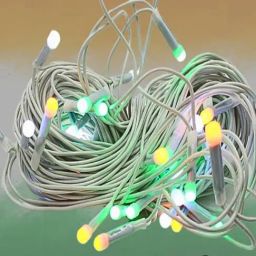 SPARK WORLD Multicolor Plastic Connectable Rice Lights (15 m) - Set of 3-3