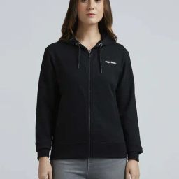Pepe Jeans Black Cotton Hoodie-image-100