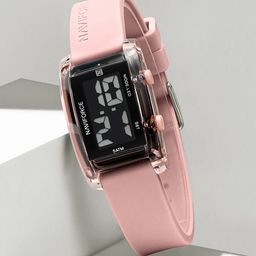 Naviforce Women Embellished Dial & Straps Digital Watch NF7118_P P-36