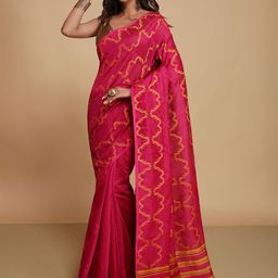 WoodenTant Woven Design Saree-picture-37