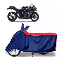 Auto Pearl Two Wheeler Cover with Bag for Kawasaki Ninja H2 BS6, Red & Blue-image-77