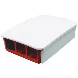 AS ONE Optional Parts For Raspberry Pi ABS Resin Red & White, 909-8132-25