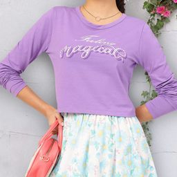 DressBerry Magical Memories Typography T-shirt-image-51