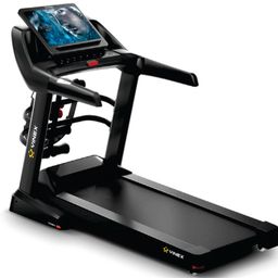 Vinex Luxury Treadmill-ETOS Digital Display, Motorised Treadmill for Home Use Max User Weight 120 Kg Foldable Workout Programs Speed Range 1-14.8Km/H image 1