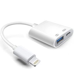 hatuge Lightning To Usb Camera Adapter With Charging Port,Apple Mfi Certified Usb 3.0 Otg Dongle Cord For Iphone 14 13 12 11xXs Xr 8 7,Ipad To Usb Flash Drive,Card Reader,Keyboard,Mouse,Piano,U Disk image 1