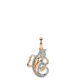 VALANOVA Women 18Kt White Gold Lab Grown Diamond Pendant-picture-2