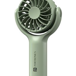 Portronics Toofan Mini Portable Rechargeable Fan with 3 Speed Modes Upto 7800 RPM Max Speed and Magnetic Base for Stability-Green-image-61