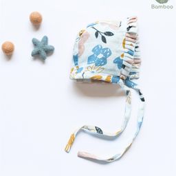 Cocoon Care Bamboo Cotton Muslin Floral Printed Cap - Multi Colour-15
