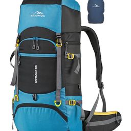 TRAWOC GRITMAX 55L Travel Backpack with Rain & Shoe Compartment SHK017 Sky Blue 3 Year Warranty-image-97