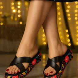 GLO GLAMP Printed Wedge Sandals-picture-18