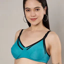 Mine4Nine Non-Padded Full Coverage Maternity Bra with Double-Layered Support image 3