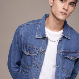 The Roadster Life Co. Pure Cotton Denim Truckers Jacket-picture-58