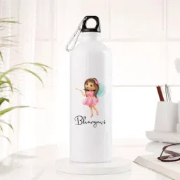 Pretty Princess Personalized Sipper Bottle For Girls-3