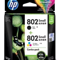 HP 802 Combo - pack Black And Tricolour Cartridge Ink Cartridge-image-5