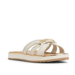 ALDO Women's HARBORA White Casual Sandals-picture-1