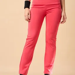COLOR CAPITAL Antimicrobial High-Rise Flared Tights-picture-57
