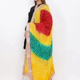 SOUNDARYA Multicoloured Printed Dupatta image 3