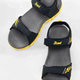 Paragon Men's Blue & Yellow Floater Sandals-picture-18