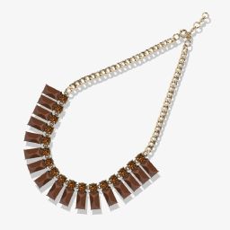 Sohi Multicolour Designer Statement Stones Necklace image 4