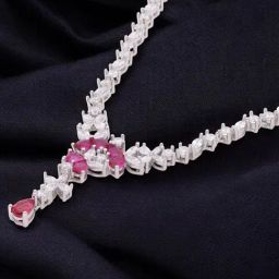 crash.club by CKC 925 Sterling Silver Radiant Marquise Necklace for Women-picture-4