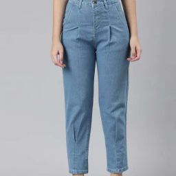 ZHEIA Blue Plain Jeans-image-56