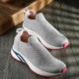 OFF LIMITS Women's ROYCE Light Grey & Pink Walking Shoes-image-28