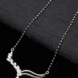 Clara Freya 92.5 Sterling Silver Mangalsutra-image-61