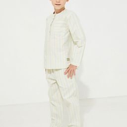 Cherry Crumble Boys Striped Night suit-image-83